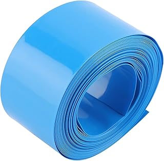 TOPINCN Gaine Thermorétractable pour Batterie, Enveloppe Isolante de 30MMΦ18,5MM pour Articles de Sport, Longueur de 5m