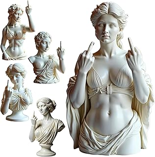 Statue de Déesse Vénus, Statue Vénus Sans Complexe Le Doigt d